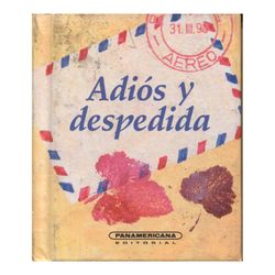 Adiós y despedida