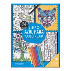 Libro azul para colorear