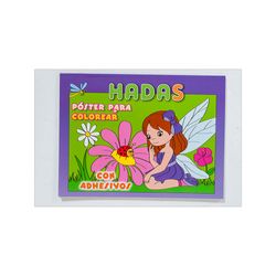 Hadas. Póster para colorear