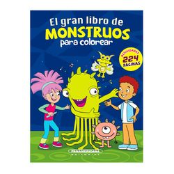 El gran libro de monstruos para colorear