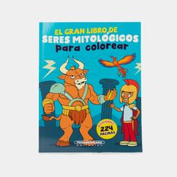 El gran libro de seres mitológicos para colorear