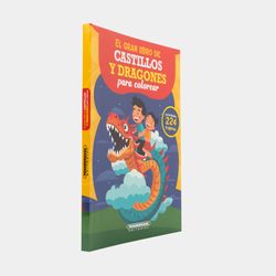 El gran libro de castillo y dragones para colorear
