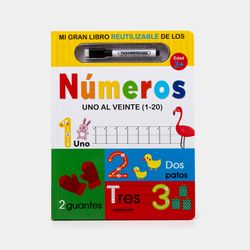 Mi gran libro reutilizable de los números (1-20)