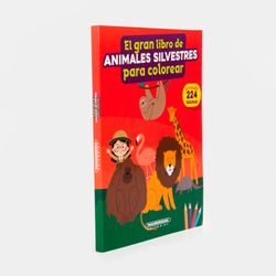 El gran libro de animales silvestres para colorear
